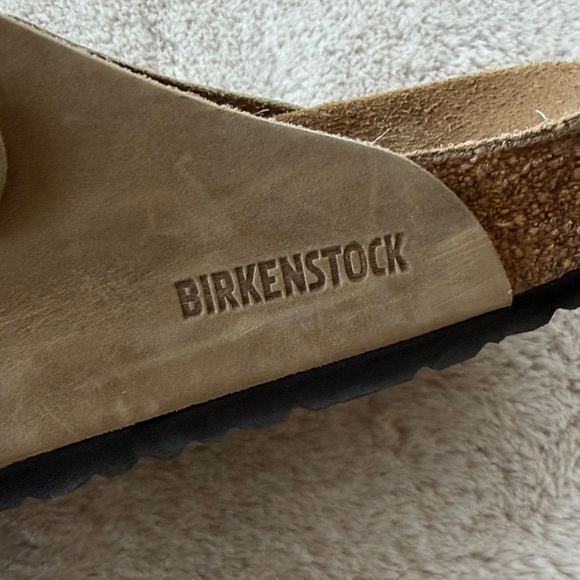 Birkenstock Men's Beige Slip-On Loafers - Picture 3 of 11